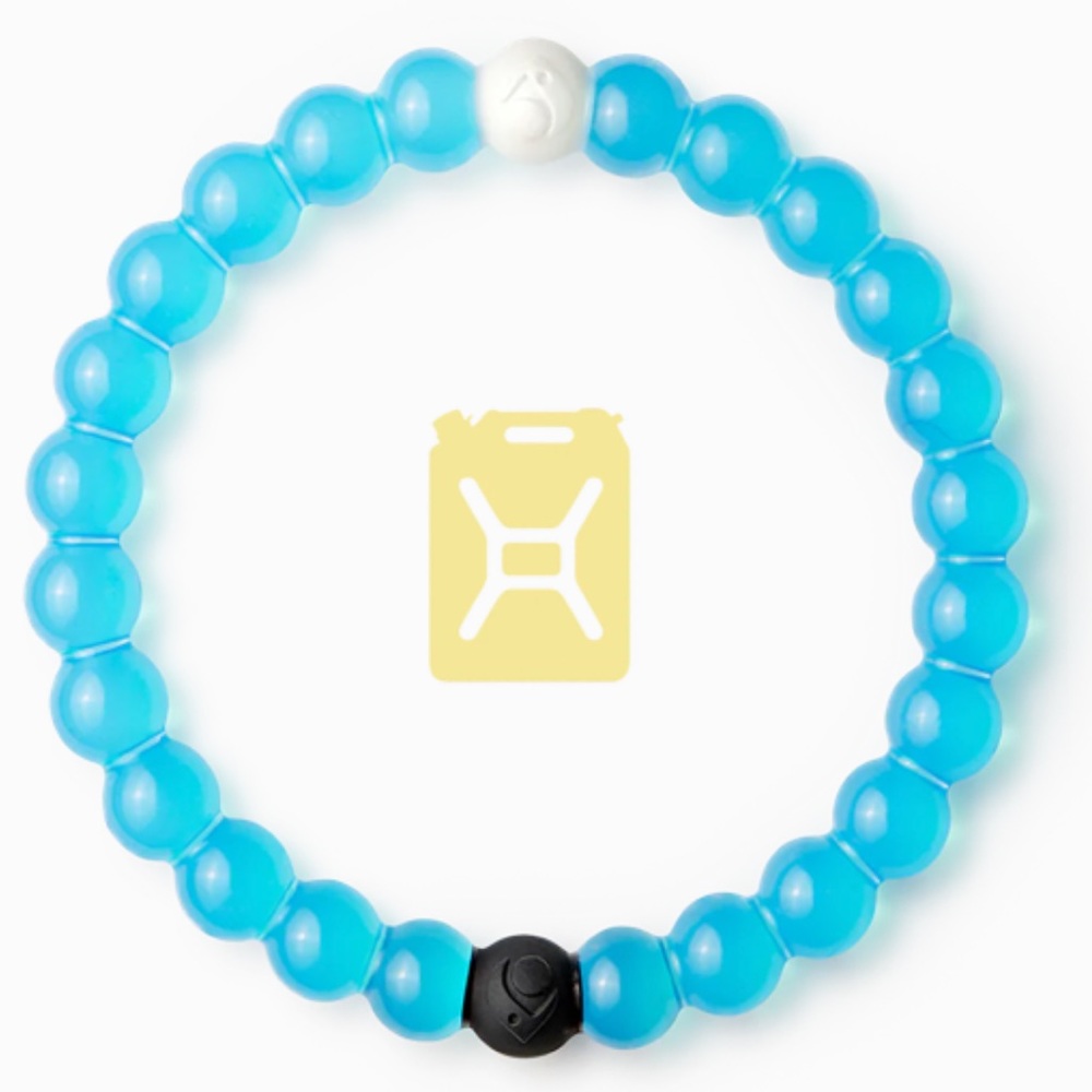 Lokai bracelet - Water - size Small - blue